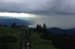 Das Gewitter über dem Attersee kommt näher