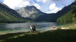 Schwimmen am See und "schön war es".